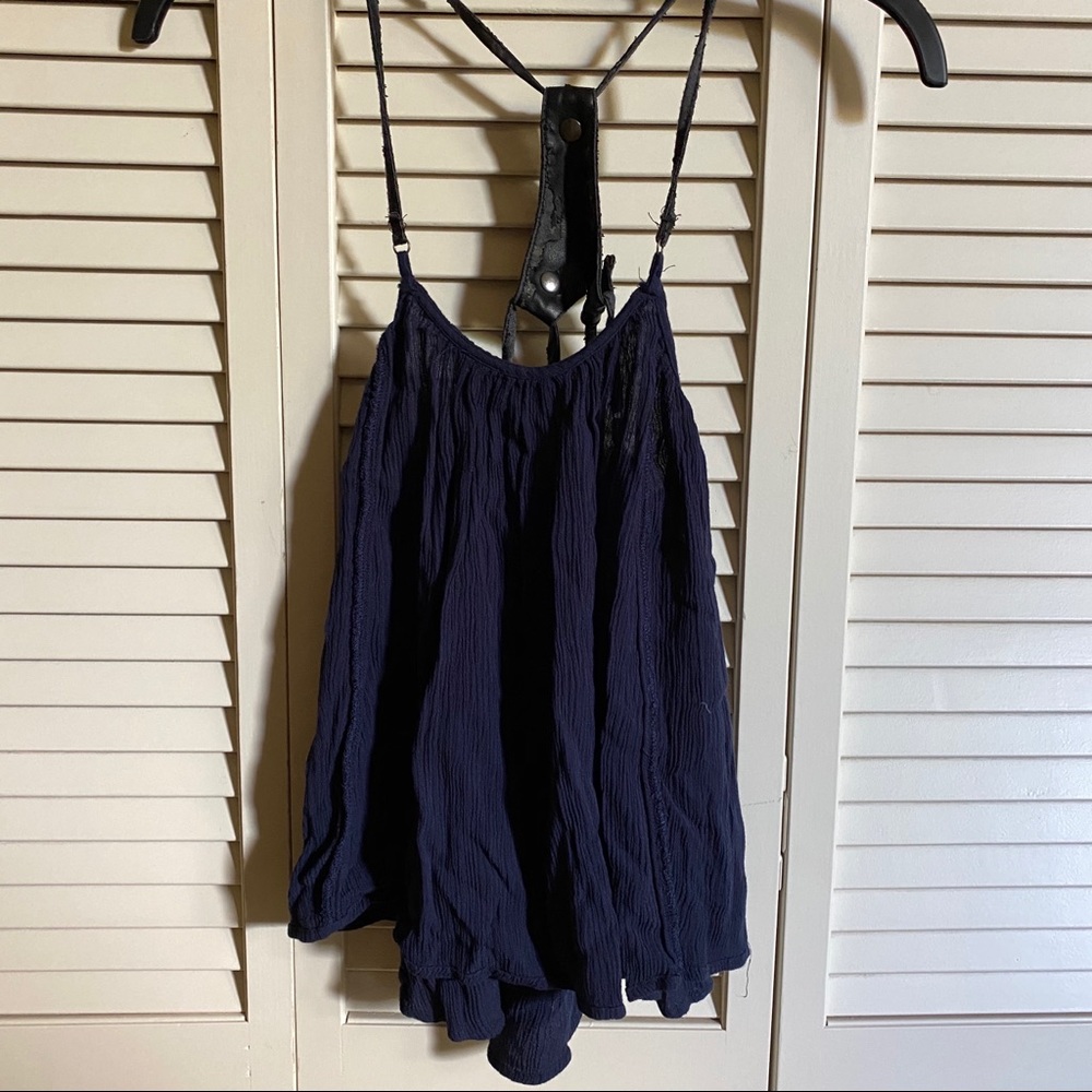 Free People Tank Top with Buckle Detail